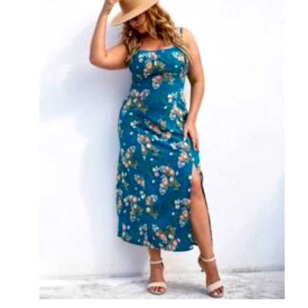 Shein floral dress